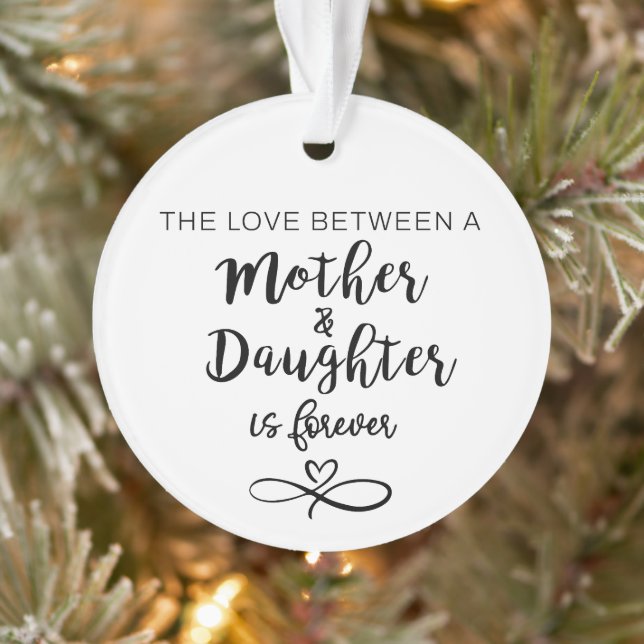 Die Liebe zwischen Mutter und Tochter Ornament (Baum)