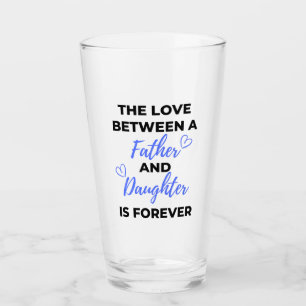 Die Liebe zwischen Vater und Tochter ist bl Glas