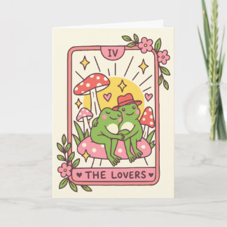 Die Liebenden Frosch-Tarotkarte Karte