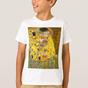Die Liebenden küssen feine Kunst Acrylmalerei T-Shirt