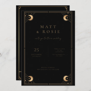 Die Liebenden laden ein, Tarot Hochzeit Einladung