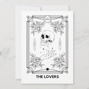 Die Liebenden Tarot Hochzeitseinladung Einladung