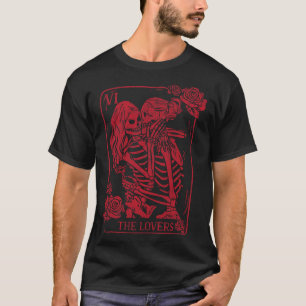 Die Liebenden Tarotkarte Küsst Lesbische Seelensch T-Shirt