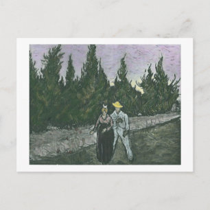Die Liebenden Van Gogh Fine Art Postkarte