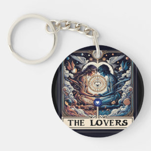 DIE LIEBER Tarot Celestial Man & Woman Seeleute Schlüsselanhänger