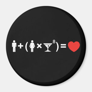 Die Liebesformel für Frauen Magnet