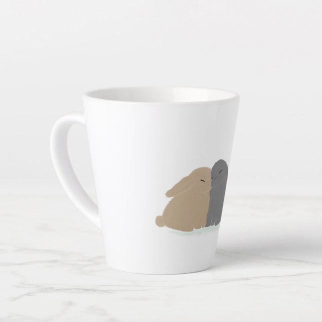 Die Liebeskaninchen! Milchtasse (Linke Ecke)