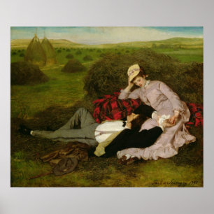 Die Liebhaber, 1870 Poster