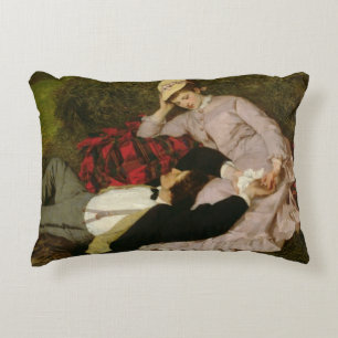 Die Liebhaber, 1870 Zierkissen
