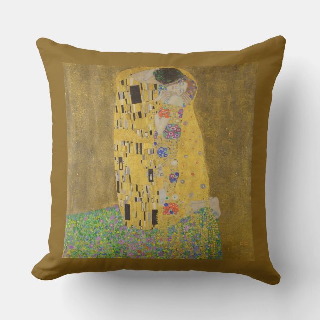 Die Liebhaber des Kissens von Embrace von Gustav K Kissen (Vorderseite)