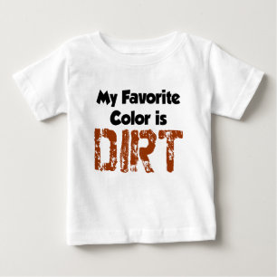 Die Lieblingsfarbe ist dunkel Baby T-shirt
