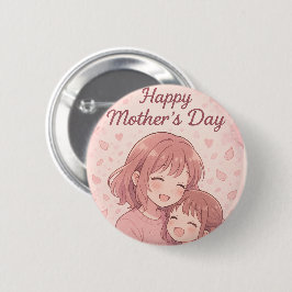 Die Lieblingsfarbenkarte der Mama Button