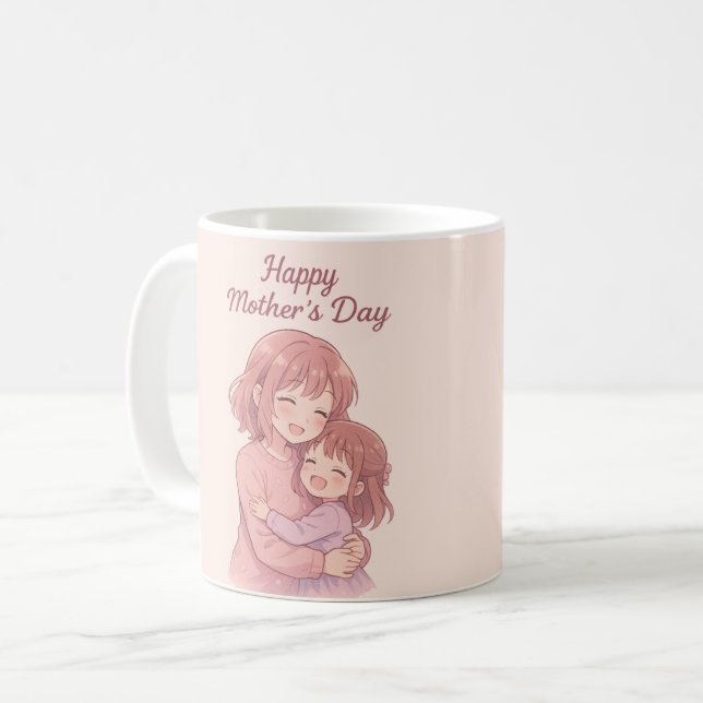 Die Lieblingsfarbenkarte der Mama Kaffeetasse (Vorderseite Links)