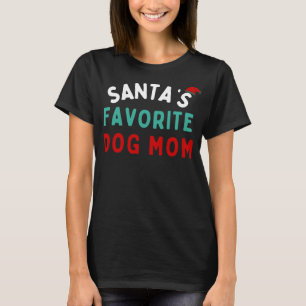 Die Lieblingshunde-Mama des Weihnachtsmanns Funny T-Shirt