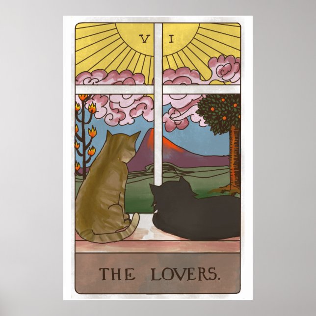 Die Lieblingskatte Tarot Card Poster (Vorne)