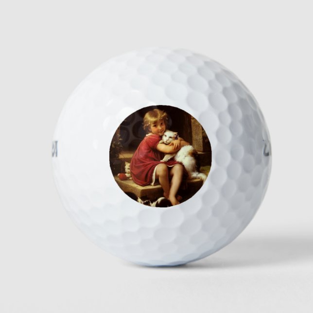 Die Lieblingskatze des jungen Mädchens (Perrault) Golfball (Vorderseite)