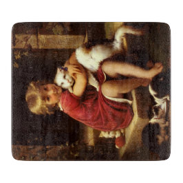 Die Lieblingskatze des jungen Mädchens (Perrault) Schneidebrett