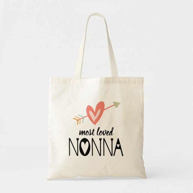 Die liebste Nonna Tote Tasche (Vorne)