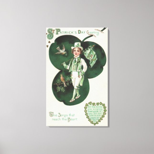 Die Lieder, die das Herz erreichen Leinwanddruck (Vorderseite)