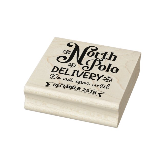 Die Lieferung an den Nordpol beginnt erst ab dem 2 Gummistempel (Stempel)