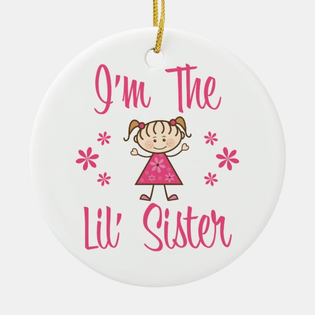 Die Lil-Schwester Keramikornament (Vorne)