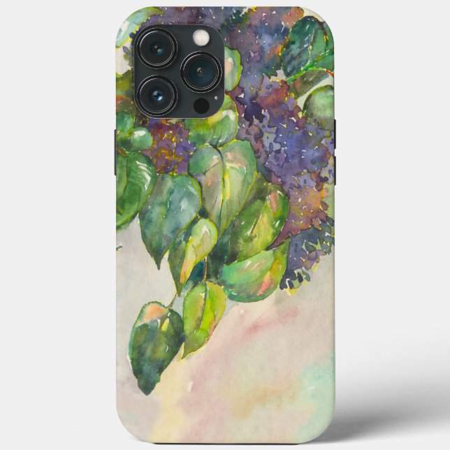 die lila Blüten Case-Mate iPhone Hülle (Rückseite)