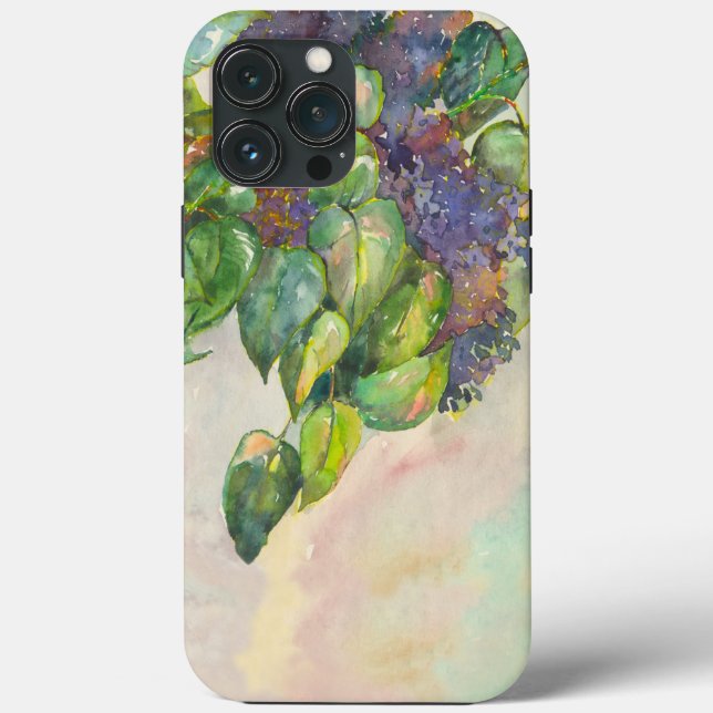 die lila Blüten Case-Mate iPhone Hülle (Rückseite)