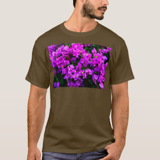 Die lila Bougainvillea-Blume 1 T-Shirt