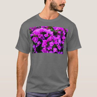 Die lila Bougainvillea-Blume 3 T-Shirt
