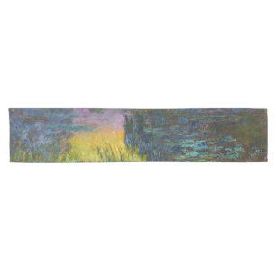 Die Lilie des Wassers - die Sonne, Claude Monet Kurzer Tischläufer