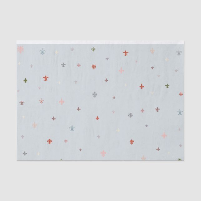 Die Lilie - Vintage Pastellfarben Seidenpapier (Vorderseite)