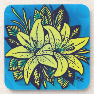 Die Lilien des Pops Getränkeuntersetzer