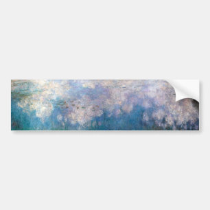 Die Lilien - die Wolken, Claude Monet Autoaufkleber