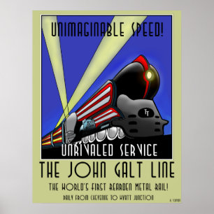 Die Linie Johns Galt Poster