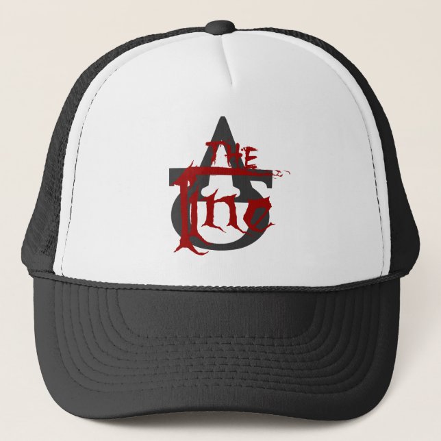 Die Linie LogoBaseballmütze Truckerkappe (Vorderseite)