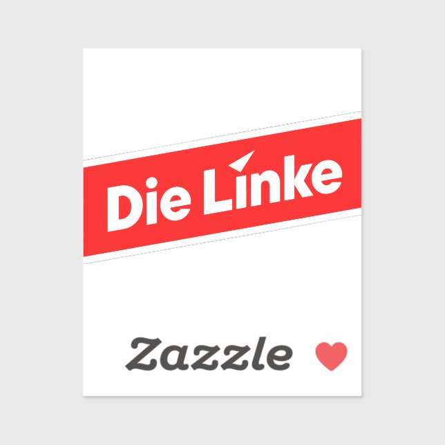Die linke  aufkleber (Blatt)