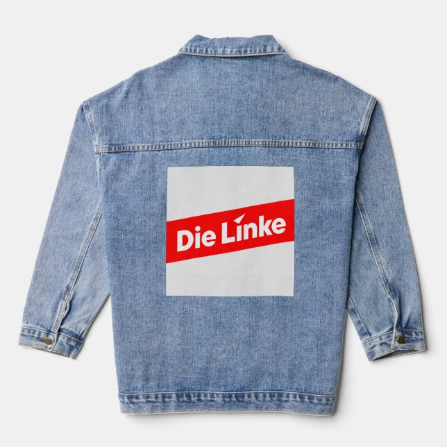 Die linke  jeansjacke (Rückseite)