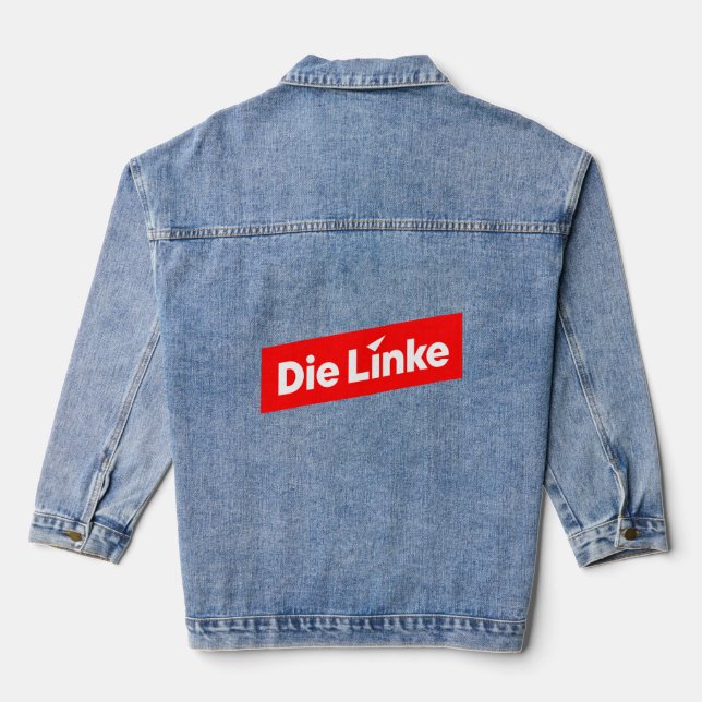 Die linke  jeansjacke (Rückseite)