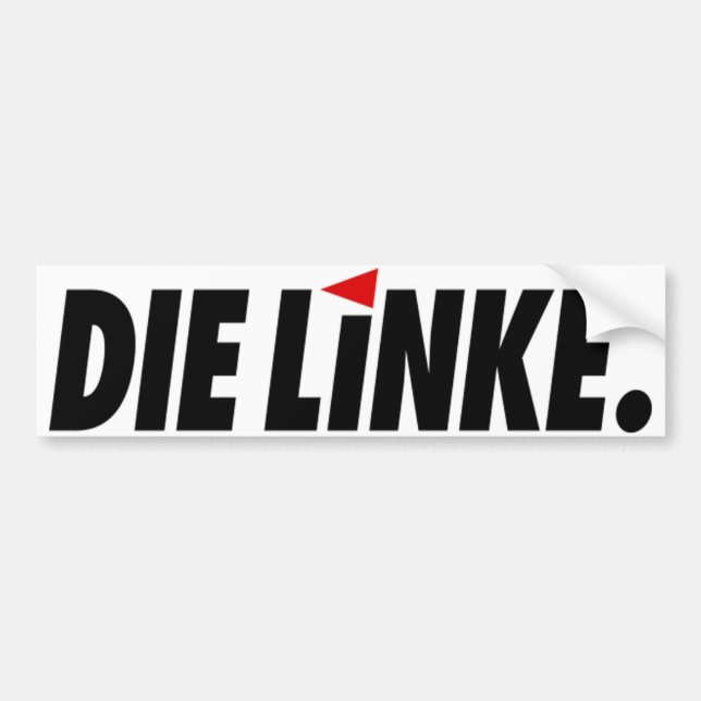 Die Linke-Logo Autoaufkleber (Vorne)