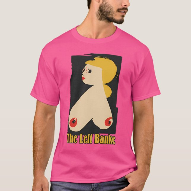 Die Links Banke-60er-Ästhetik T-Shirt (Vorderseite)