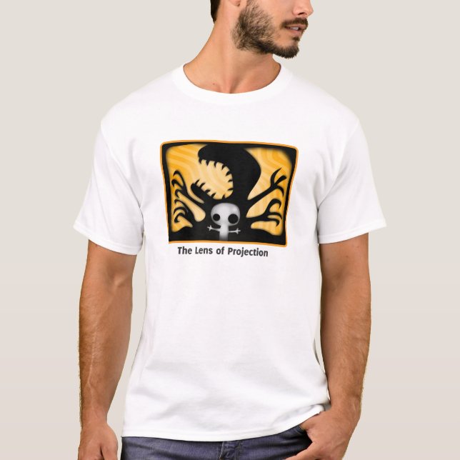 Die Linse der Projektion T-Shirt (Vorderseite)