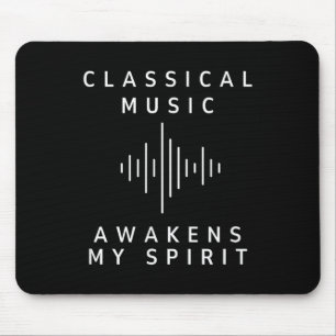 Die Lippenmusik weckt den Geist, der den Musiker I Mousepad
