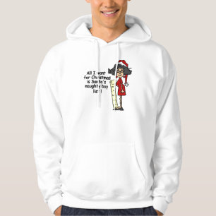 Die Liste der schüchternen Jungen des Weihnachtsma Hoodie