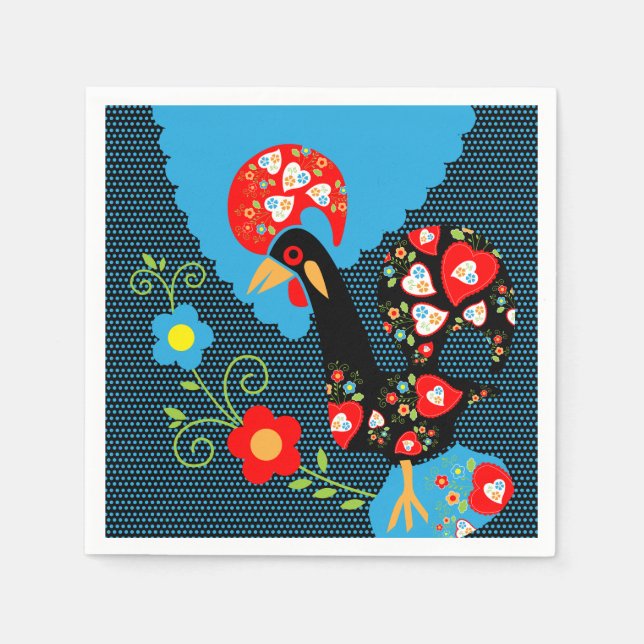 Die Liste Portugals Serviette (Vorderseite)