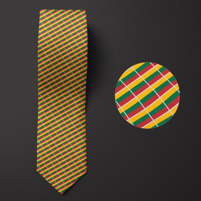 Die litauische Flagge von Pattern Necktie unterstr Krawatte (Von Creator hochgeladen)