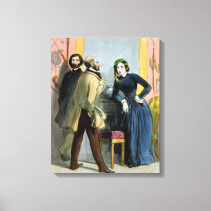 Die literarische Lioness von den "Femmes de Paris" Leinwanddruck