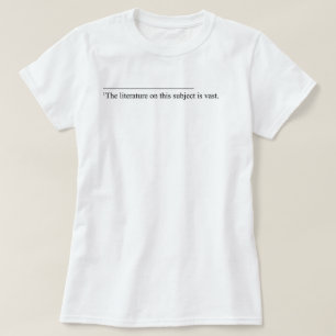 Die Literatur auf diesem Thema T-Shirt