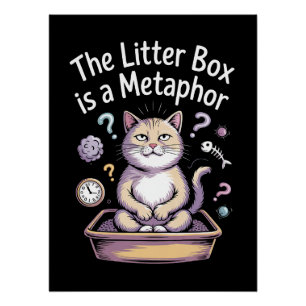 Die Litterbox ist eine Metapher Poster