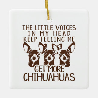 Die Littles Stimmen erhalten mehr Chihuahua Keramikornament