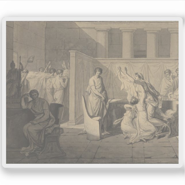 Die Lizenzgeber, die Brutus zu den Leichen seiner  Aufkleber (Vorderseite)